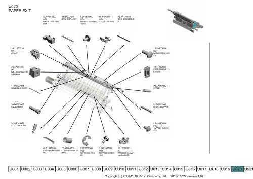 D081/D082 PARTS CATALOG