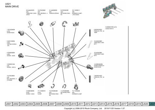 D081/D082 PARTS CATALOG