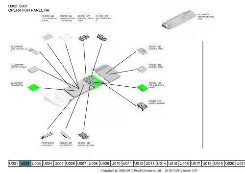 D081/D082 PARTS CATALOG