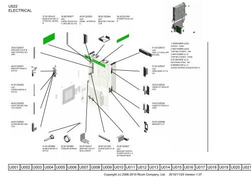 D081/D082 PARTS CATALOG