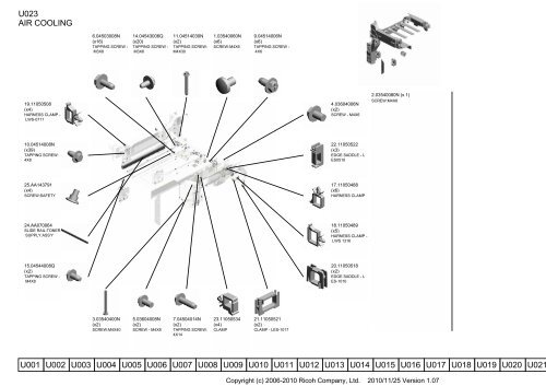 D081/D082 PARTS CATALOG