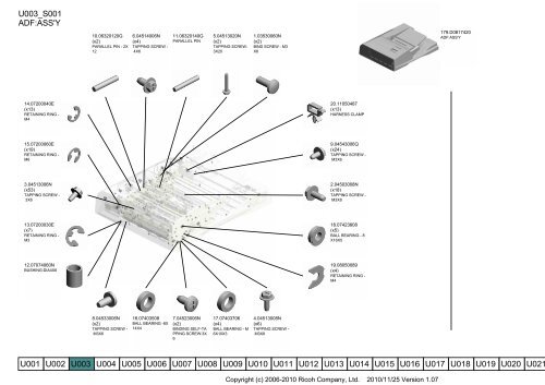 D081/D082 PARTS CATALOG