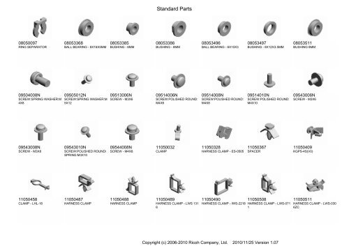 D081/D082 PARTS CATALOG