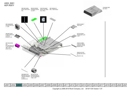 D081/D082 PARTS CATALOG