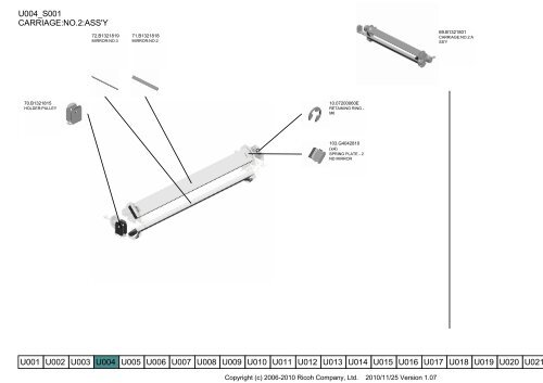 D081/D082 PARTS CATALOG