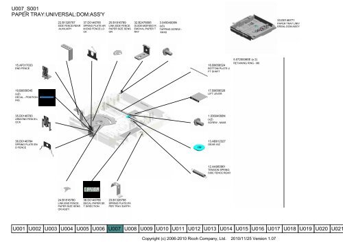 D081/D082 PARTS CATALOG