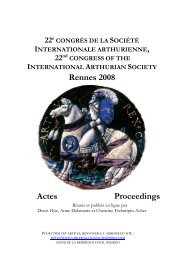 Bulletin Bibliographique de la Société Internationale Arthurienne