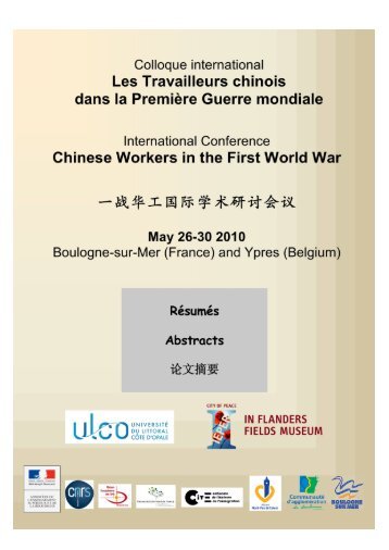 Resumes-abstract - Chinese Workers in the First World War ...