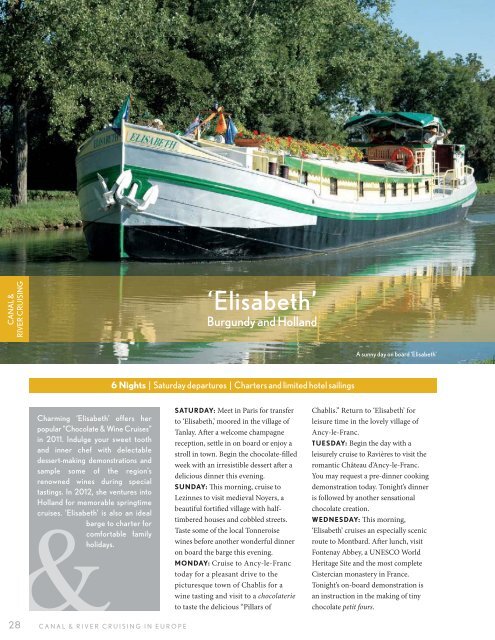 CANAL & RIVER CRUISING IN EUROPE - Setur