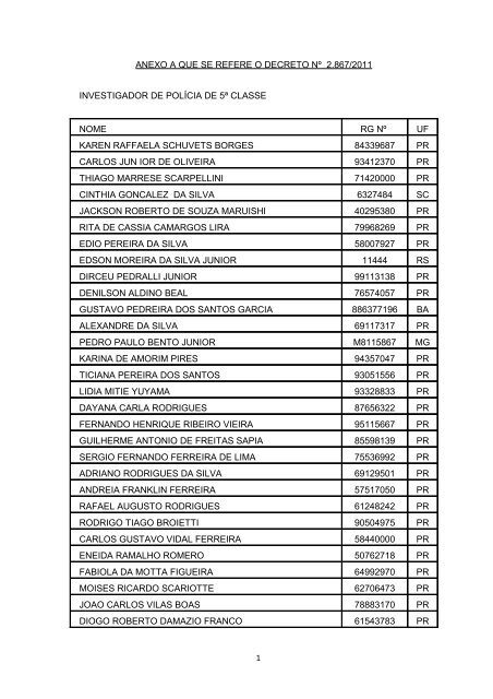 ANEXO AO DECRETO Nº 3.590/2011 TABELA FIPE