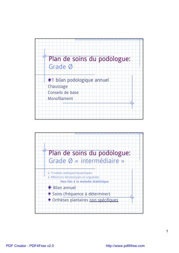 Plan de soins du podologue - SRPPL