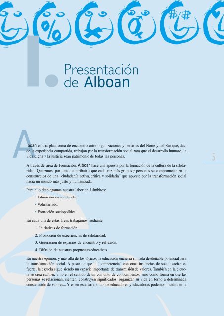 Solucionario para el profesorado - Centro de recursos - Alboan