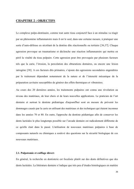 Les matériaux de coiffage et d'obturation pulpaire des dents lactéales