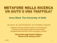 Le metafore in educazione - Milan Jan 13 - Italiano.pdf