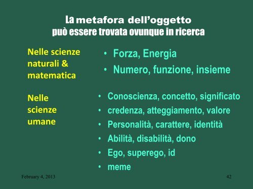 Le metafore in educazione - Milan Jan 13 - Italiano.pdf