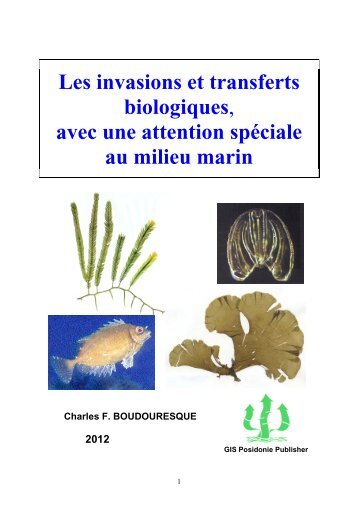 invasions et transferts biologiques - Centre d'Océanologie de ...