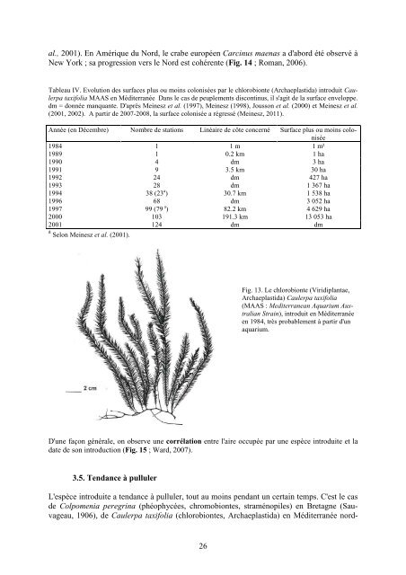 invasions et transferts biologiques - Centre d'Océanologie de ...