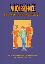 Adolescence, quand le stress paraît - Question santé