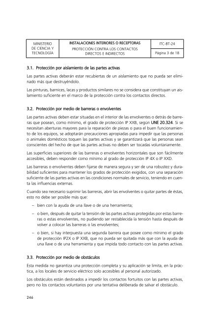 reglamento electroténico para baja tensión - Buscador de Centros ...