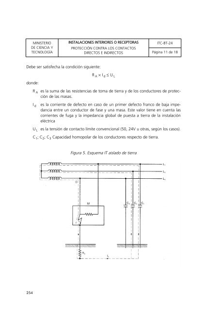 reglamento electroténico para baja tensión - Buscador de Centros ...