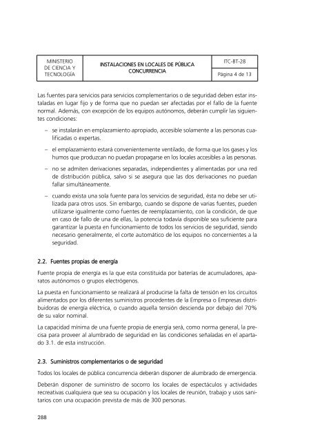 reglamento electroténico para baja tensión - Buscador de Centros ...