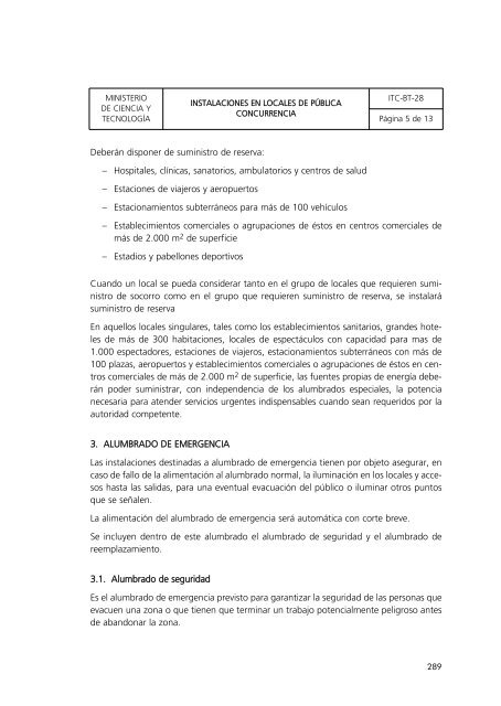 reglamento electroténico para baja tensión - Buscador de Centros ...