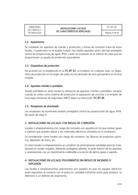 reglamento electroténico para baja tensión - Buscador de Centros ...