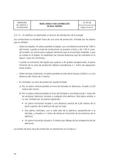 reglamento electroténico para baja tensión - Buscador de Centros ...