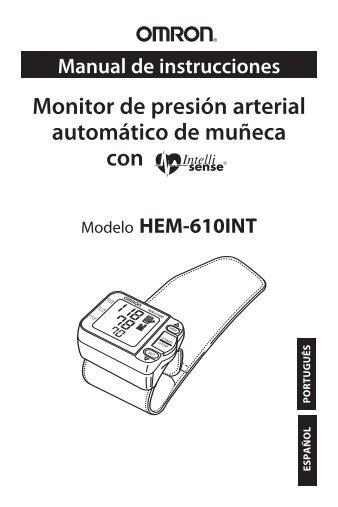 Monitor de presión arterial automático de muñeca con - Omron