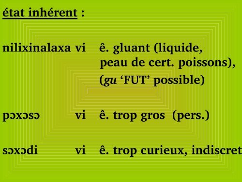 Classifification aspectuelle des verbes en tigemaxoo - SIL Mali