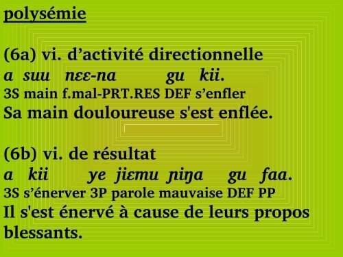 Classifification aspectuelle des verbes en tigemaxoo - SIL Mali