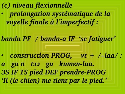 Classifification aspectuelle des verbes en tigemaxoo - SIL Mali