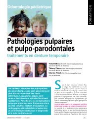 Pathologies pulpaires et pulpo-parodontales - Septodont