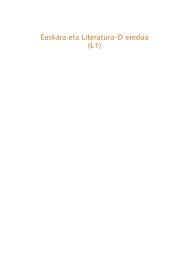 Euskara eta Literatura-D eredua (L1)