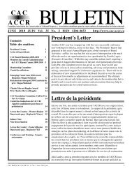 June 2010 CAC Bulletin Draft 30 June.p65 - Canadian Association ...