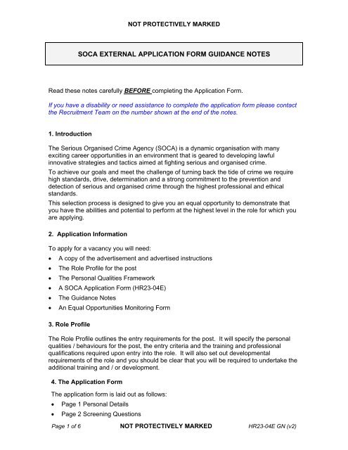 Application Form Guidance Notes - Ceop