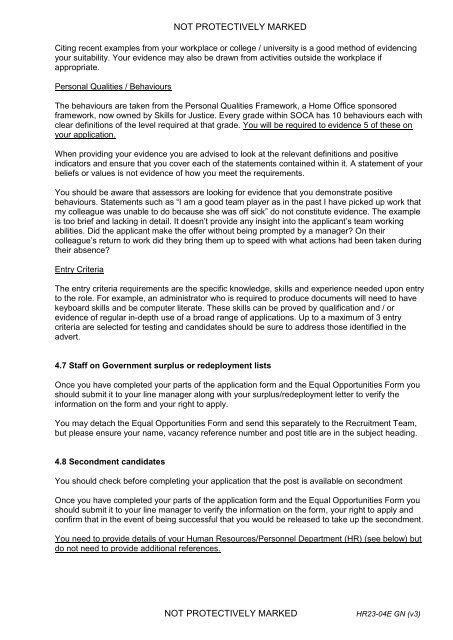 SOCA EXTERNAL APPLICATION FORM GUIDANCE NOTES - Ceop