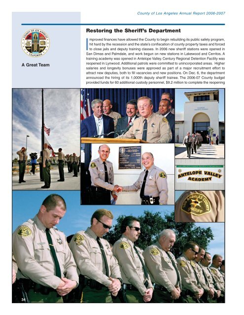 Annual Report - Chief Executive Office - Los Angeles County