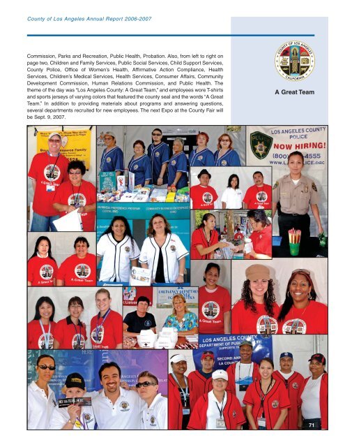 Annual Report - Chief Executive Office - Los Angeles County