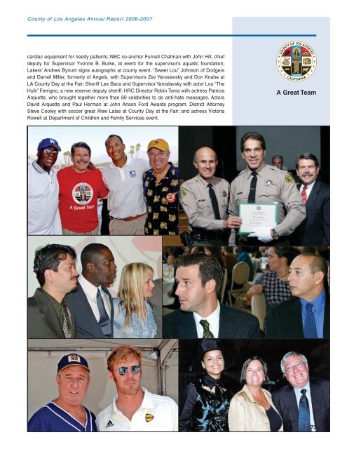 Annual Report - Chief Executive Office - Los Angeles County