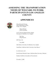 assessing the transportation needs of welfare-to-work participants in ...