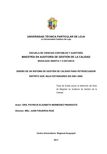 TESIS DE MAGISTER AUDITORIA CALIDAD.pdf - Universidad ...