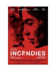 dossier pédagogique du film INCENDIES - Institut Français