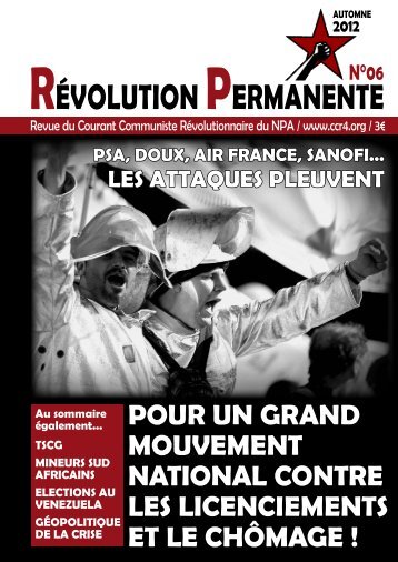 Révolution PeRmAnente - Courant Communiste Revolutionnaire ...