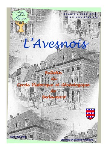 L'Avesnois - Cercle Historique et Généalogique de Berlaimont - Free