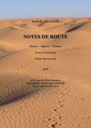 Notes de route - Bibliothèque numérique romande