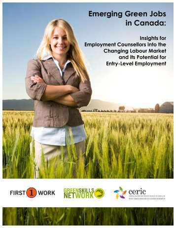 Emerging Green Jobs in Canada: - ceric