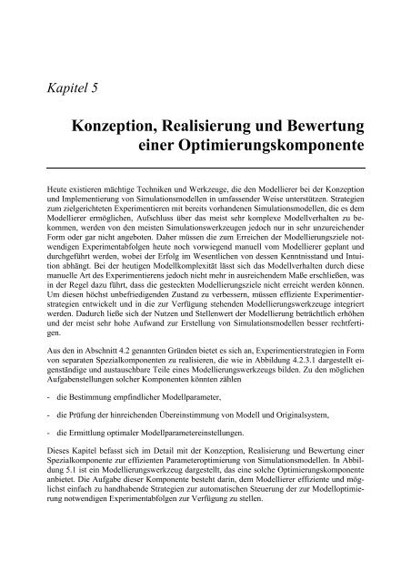 und Komponenten-Technologien in der Modellierung ... - CES - KIT