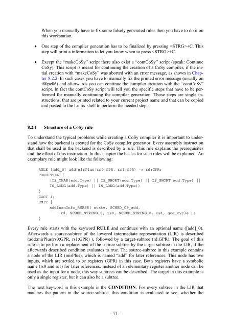 Script for Laboratory: Designing embedded ASIPs - CES