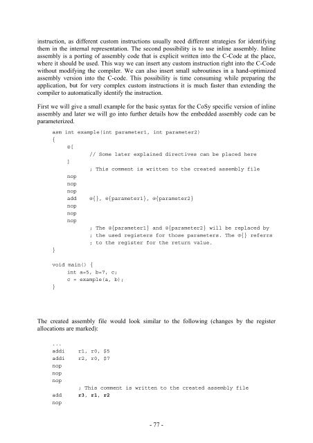 Script for Laboratory: Designing embedded ASIPs - CES